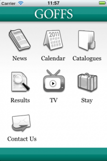Goffs App Design Home