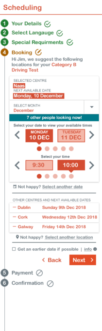 Booking - Select Your Time